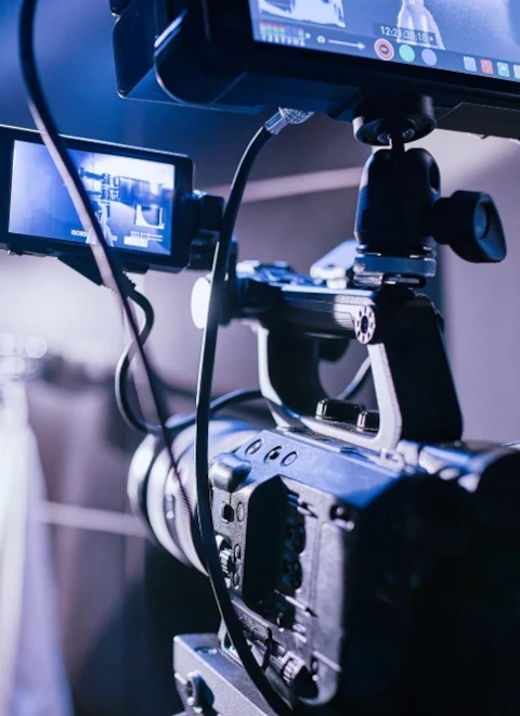 kamera w studio nagraniowym